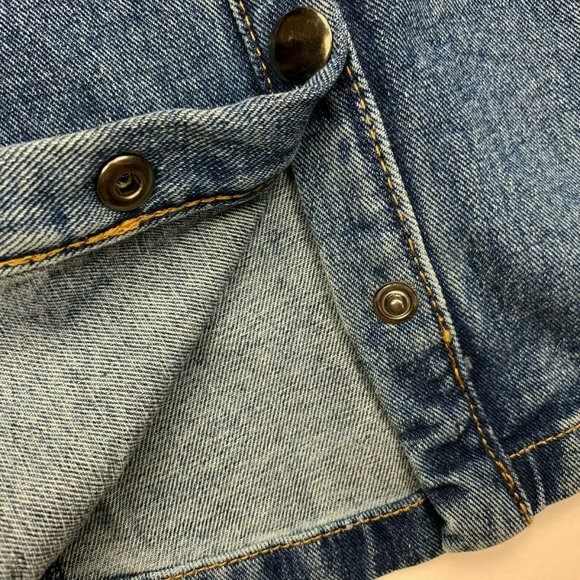 Urban Outfitters BDG Denim Jean‎ Snap Front Skirt - Picture 5 of 7